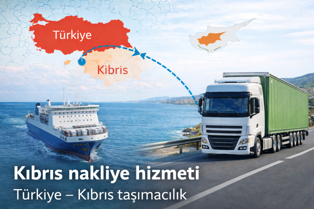 Kıbrıs nakliye hizmeti kapsamında Türkiye çıkışlı Ro-Ro ve karayolu taşımacılığı operasyonu